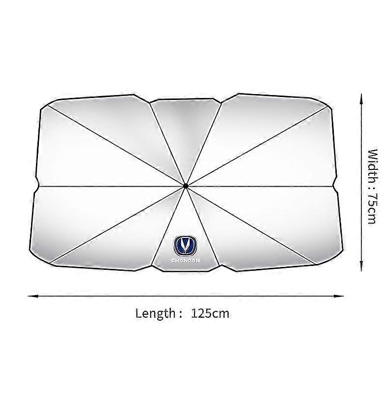 Exquisite Car Front Window Uv Shield Folding Sunshade Car Windscreen Sunshade For Changan Cs75 Cs35 Cs15 Cs95 Raeton Cx70 Cs55 Eado Cx20