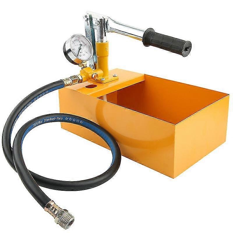 25kg Copper Water Pressure Test Pump Hand Pump Test Tool Hydraulic Testing Tool (pipe Random Color)