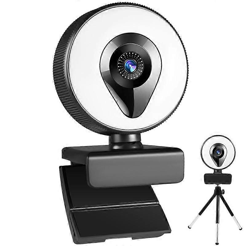 Webcam 1080P 4K 2K AutoFocus Web Cam USB PC Computer Microphone Desktop 360