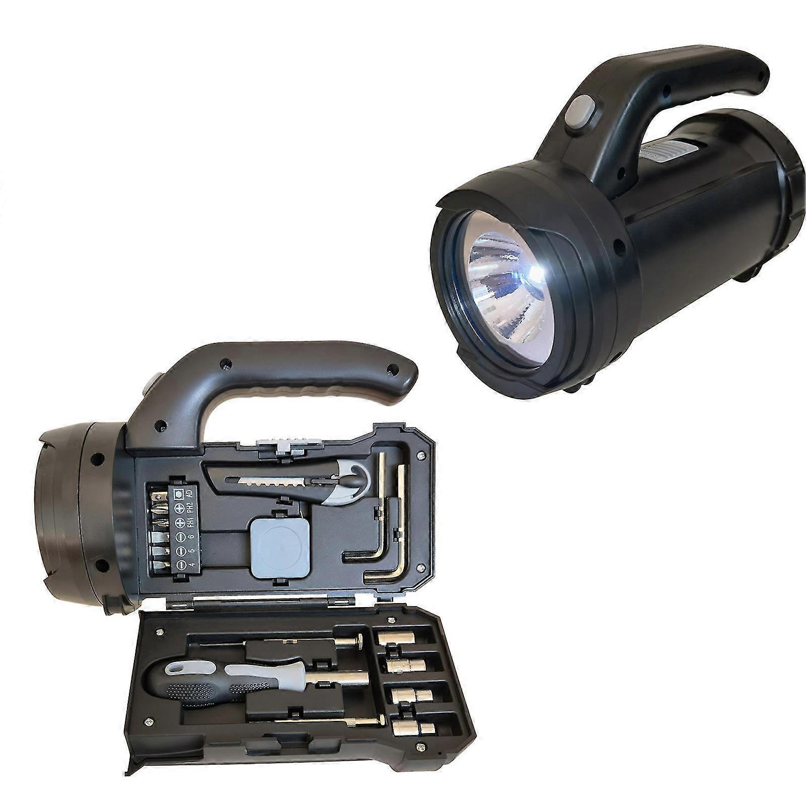 Portable Flashlight With Tool Kit Torchlight With Built In Tools For Camping Hiking Outdoor