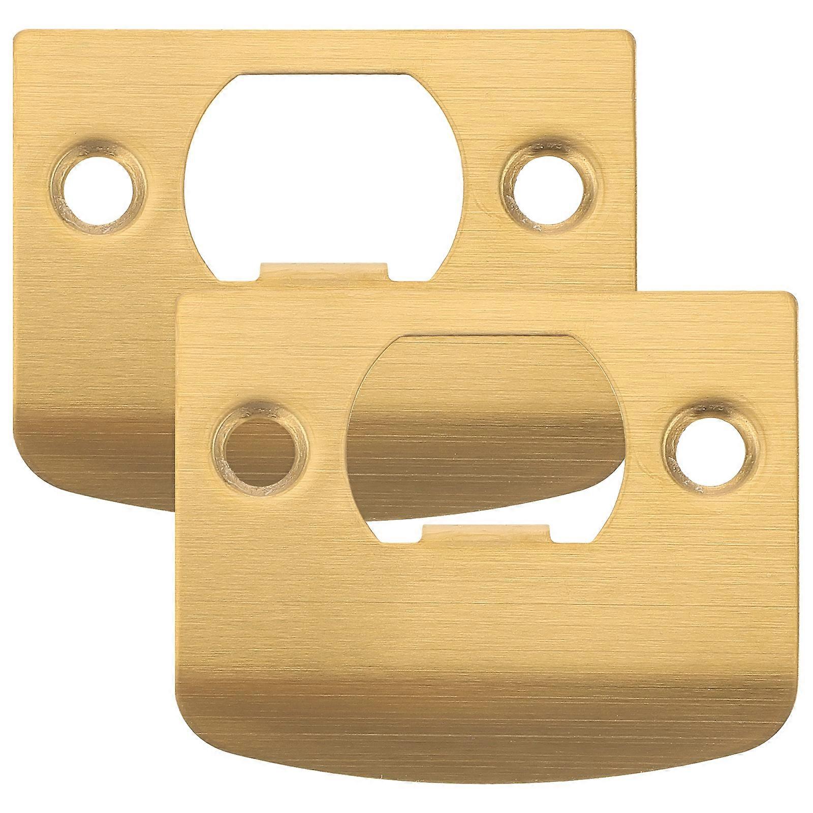 2Pcs D-strike Plates Door Strike Plates Deadbolt Strike Plate Thickened Door Back Plate