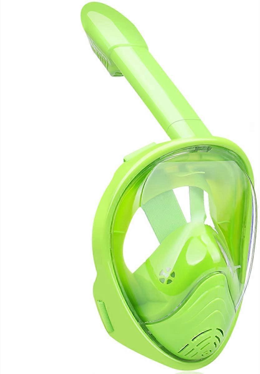 Masque de plongée pour enfants intégral, ensemble de plongée en apnée avec vue panoramique à 180 degrés, rose