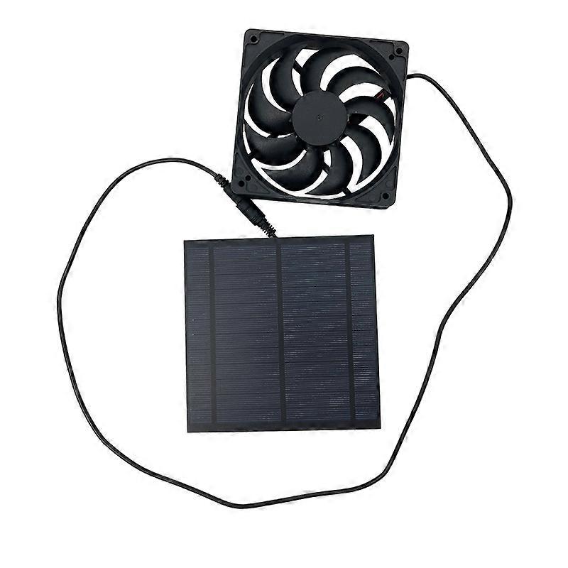 beau ventilateur de panneau solaire, ventilateur d’extraction durable avec une large application pour serre