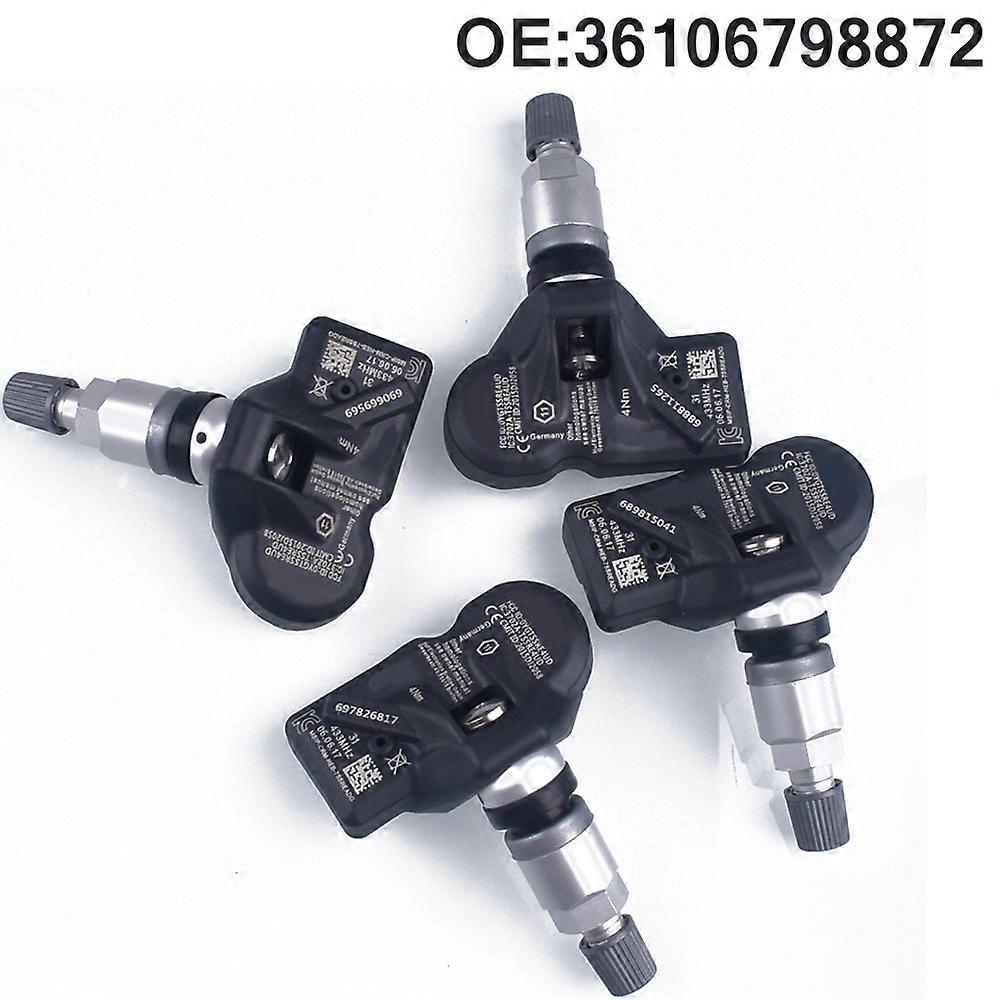 4 PCS car tpms Tire Pressure Monitor/Warning System Sensor For Bmw X1 X3 X4 F01 F02 F06 F12 F13 F10 F11