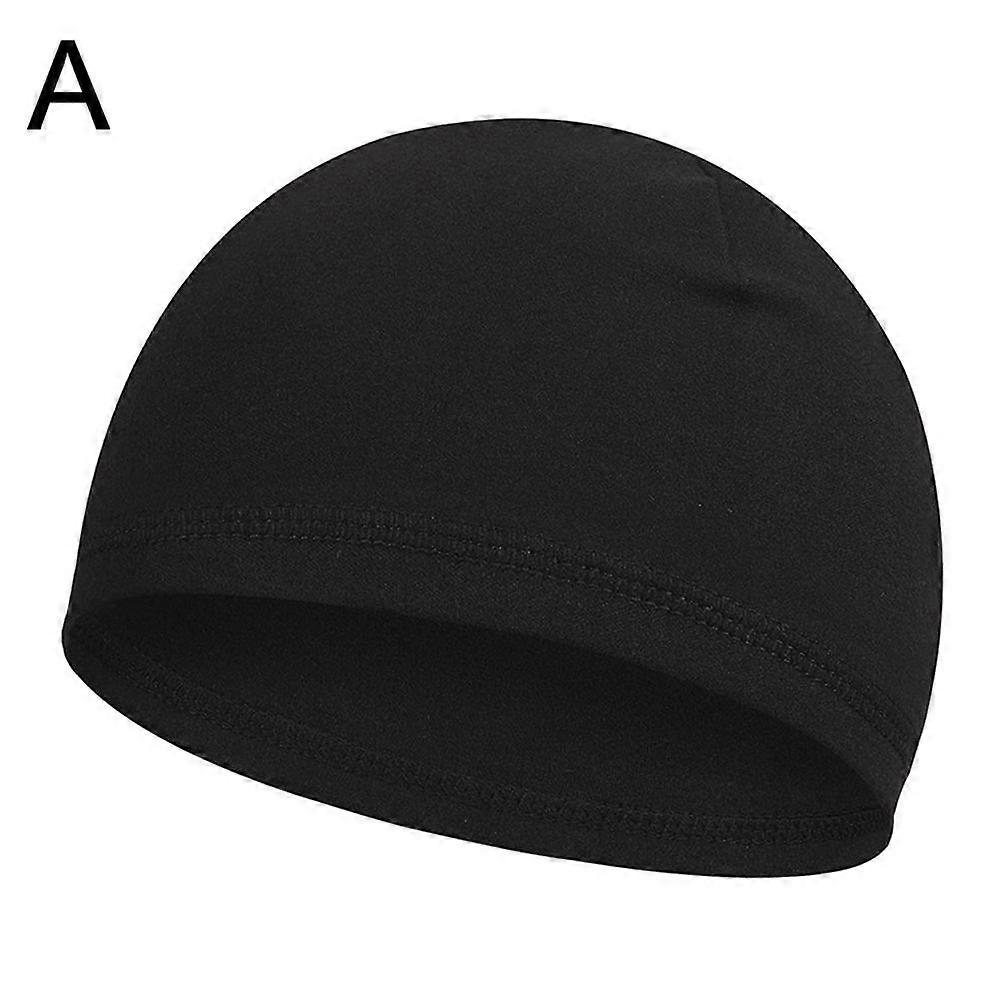Thin Sports Beanie Hat Moisture Wicking Breathable Riding Helmet Liner Skull Cap