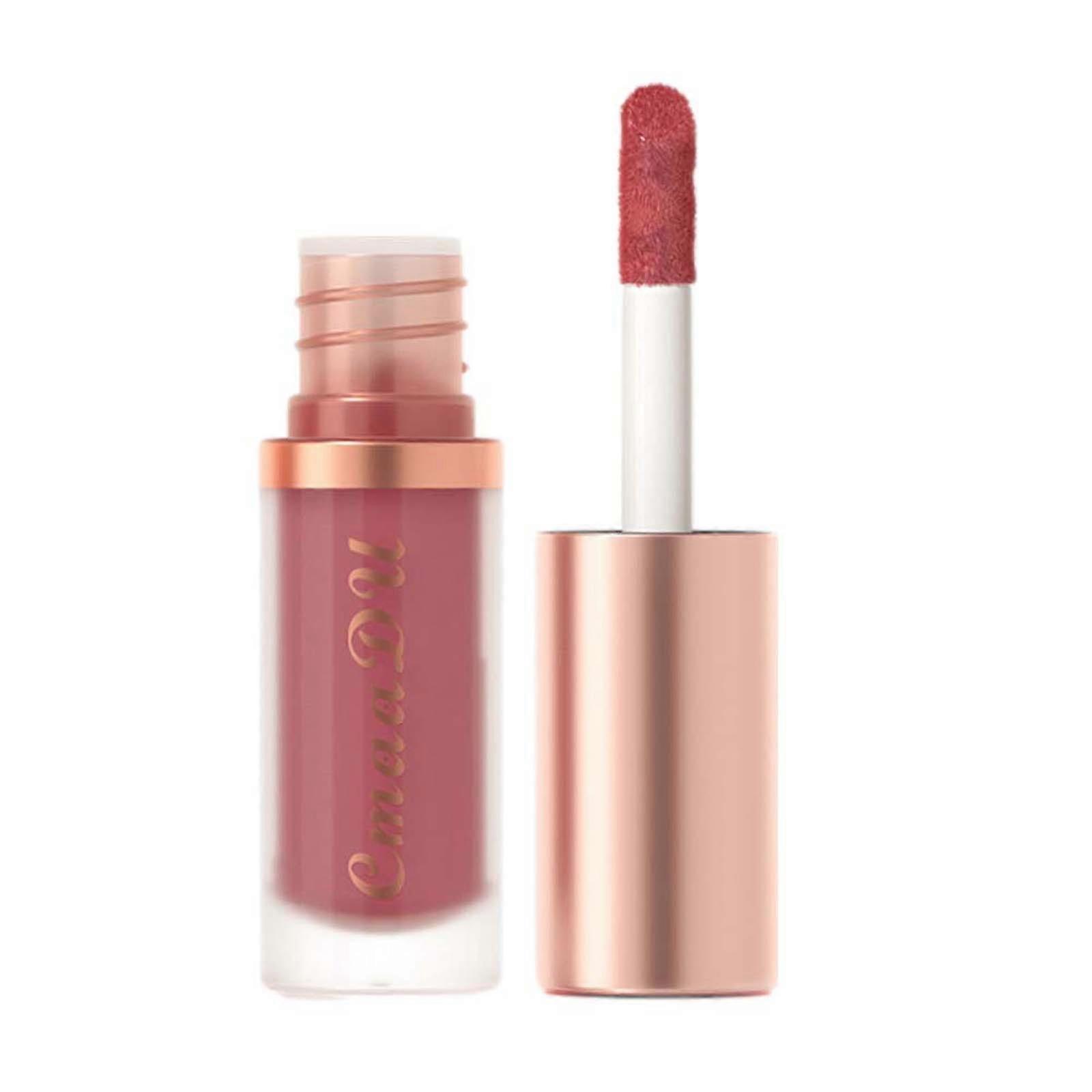 Lipstick Matte Velvet Lip Color Velvet Matte Texture, With Perspiration And Non Fading Properties When Exposed To Water