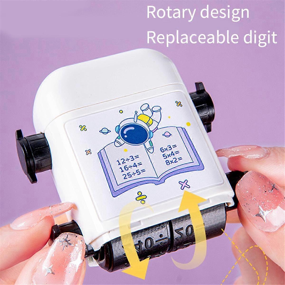 Multiplikation Addition und Subtraktion Division Lehrstempel für Kinder Roller Digital Teaching St
