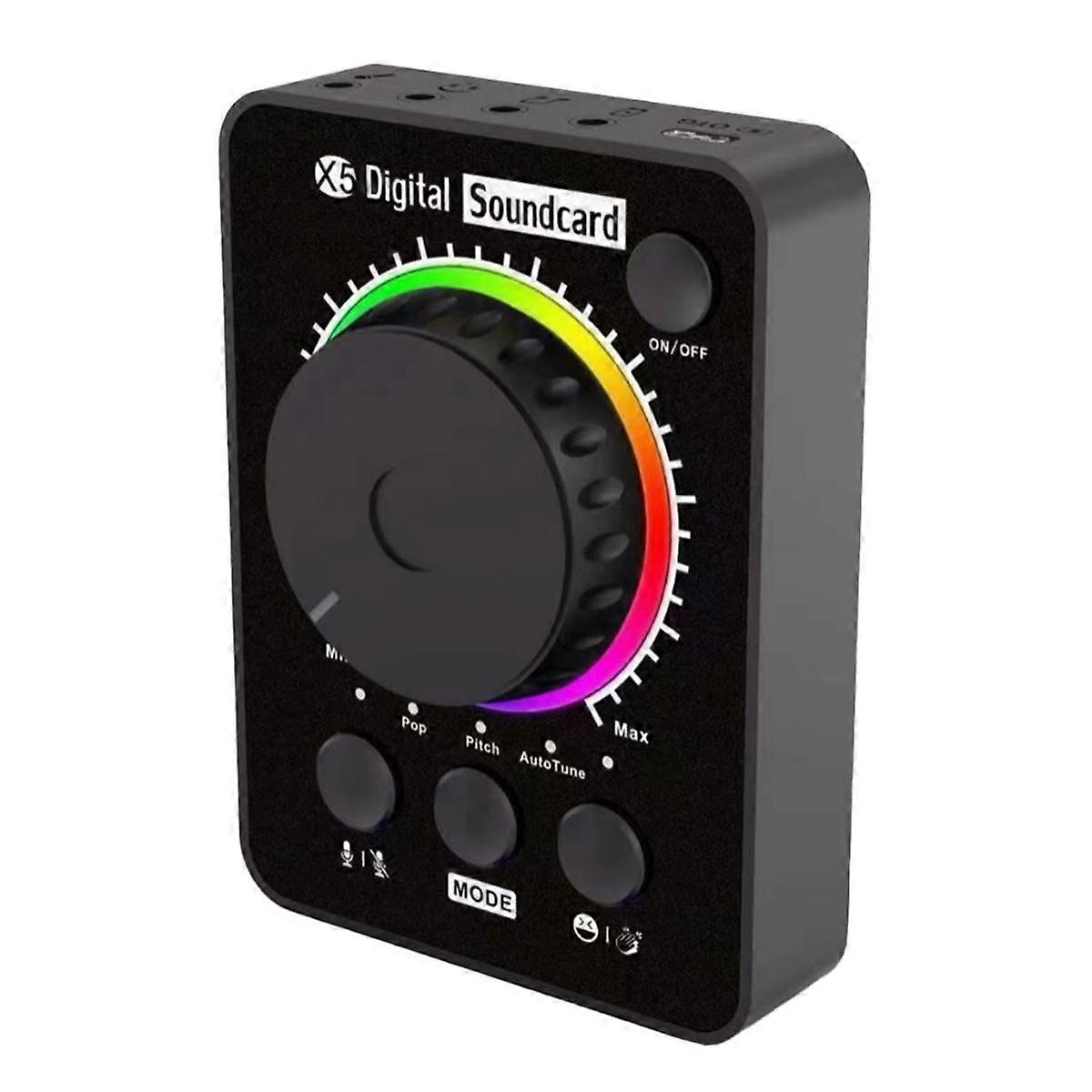 Νέο προϊόν X5 Live Broadcast Sound Card Set Professional Live Broadcast Delivery και βολικό Desktop Live Broadcast