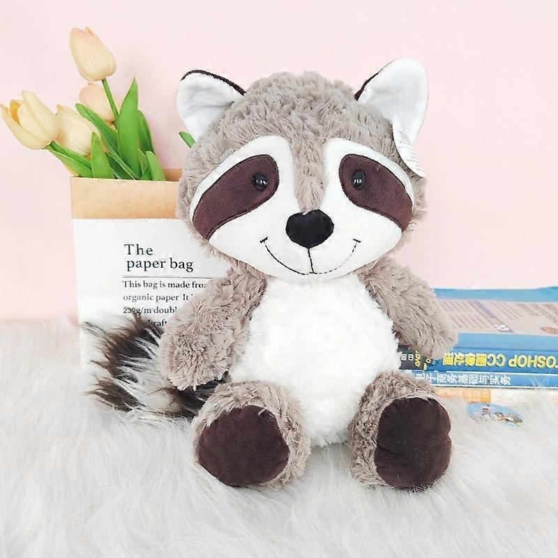 Cute Raccoon Doll Hugging Bear Plush Toy Big Tail Animal Doll Cloth Doll