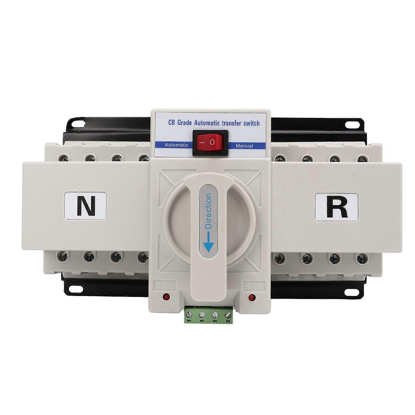 Dual Power Automatic Transfer Switch Stable Status Display Automatic Transfer Switch 4P 63A 400V