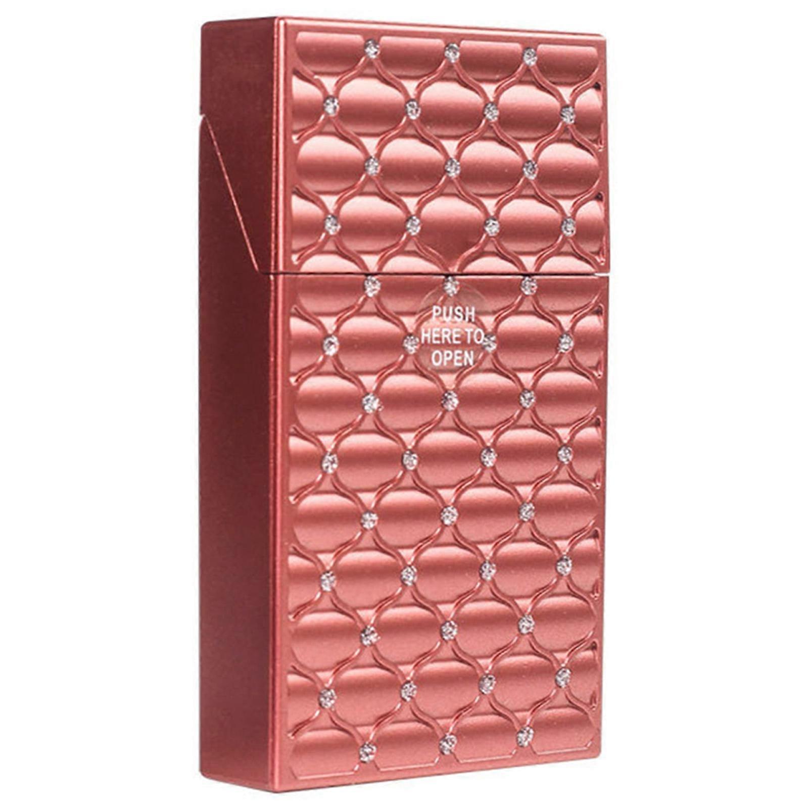 Plastic Cigarette Case Moisture and Crushproof Box with Flip Top Open for Men and Women