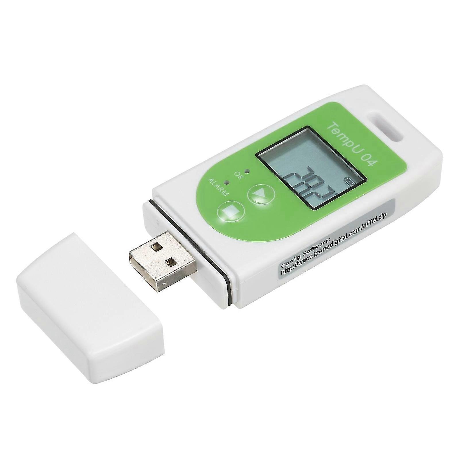 Data Logger Multi-use Usb Temperature Datalogger Reusable Temp Recorder With 32,000 Record Capacity Fk