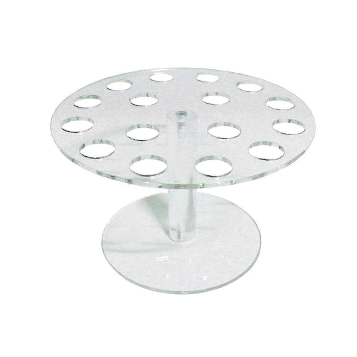 16-Capacity Clear Acrylic Ice Cream Cone Sushi Hand Roll Stand Holder Display Stand for Buffet Wedding Display - 3CM