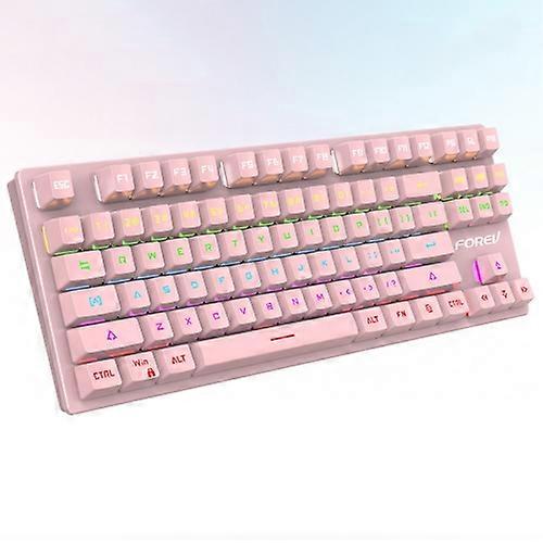 FOREV FV-301 87-Keys Mechanical Keyboard Green Axis Gaming Keyboard
