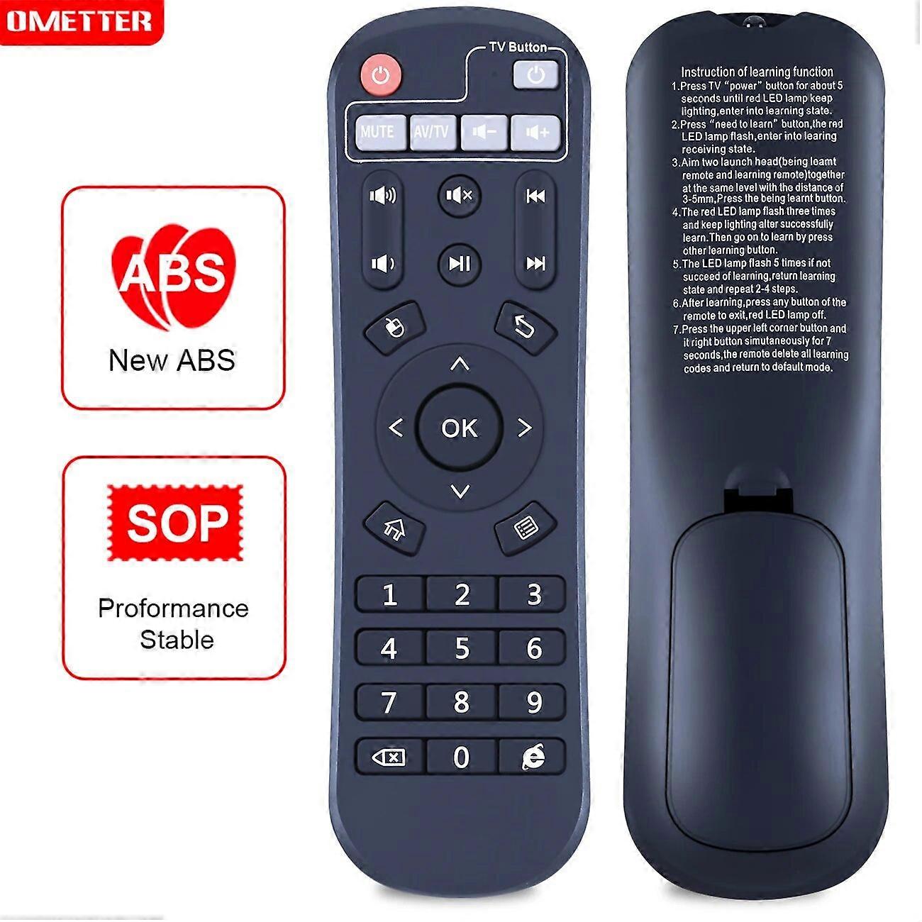 Remote Controller Replacement for EVPAD Precise Control TV Set Top Box Pro 2S 2T Plus Pro+ 2S+