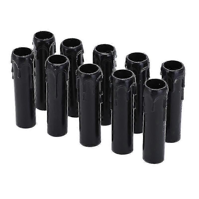 10db műanyag csepegtető gyertyacső csillár izzóburkolatokhoz hüvely