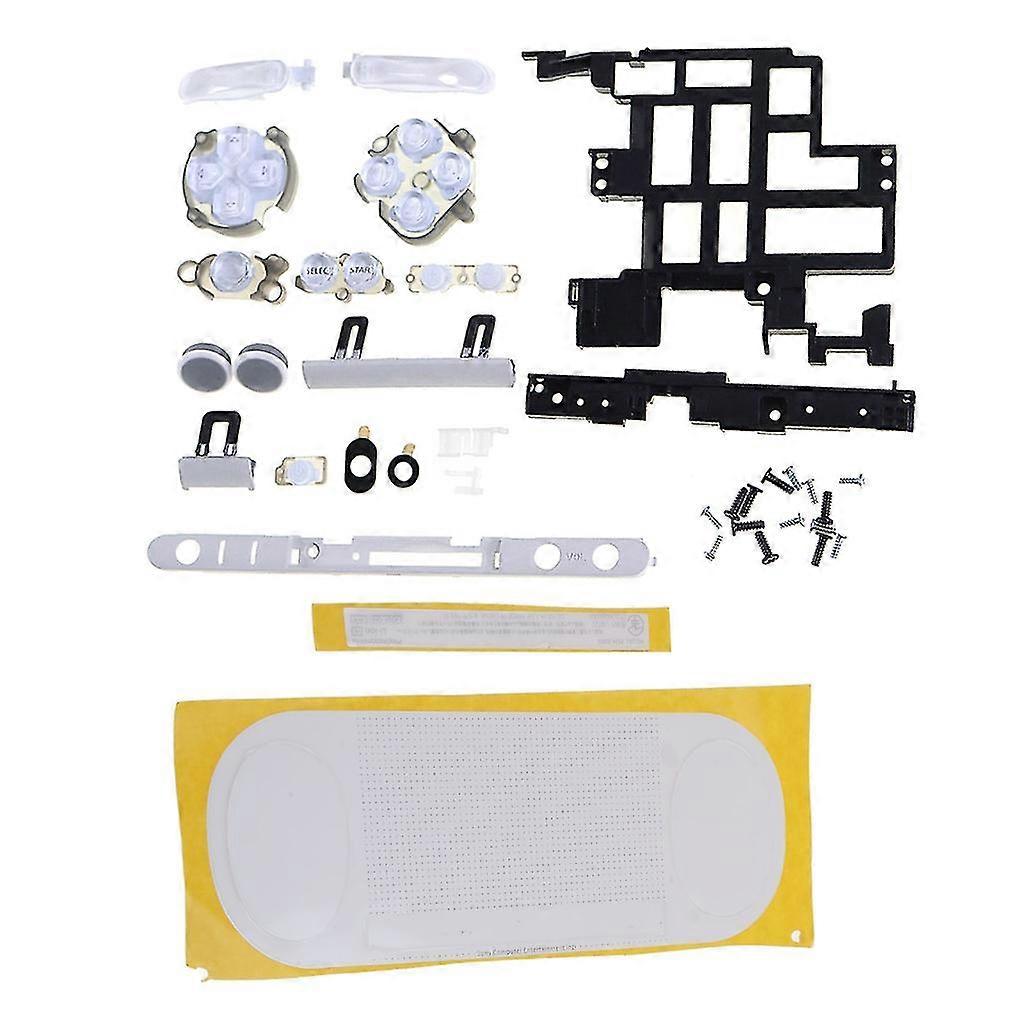 Game Console Full Set Buttons Replace For Psvita2000 White/orange/blue/black