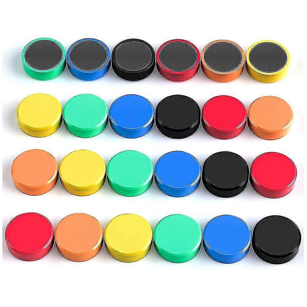 Pack Of 60 Magnets, Whiteboard Magnets, Magnets for Magnetic Board, Magnets, Fridge, Colourful Roun