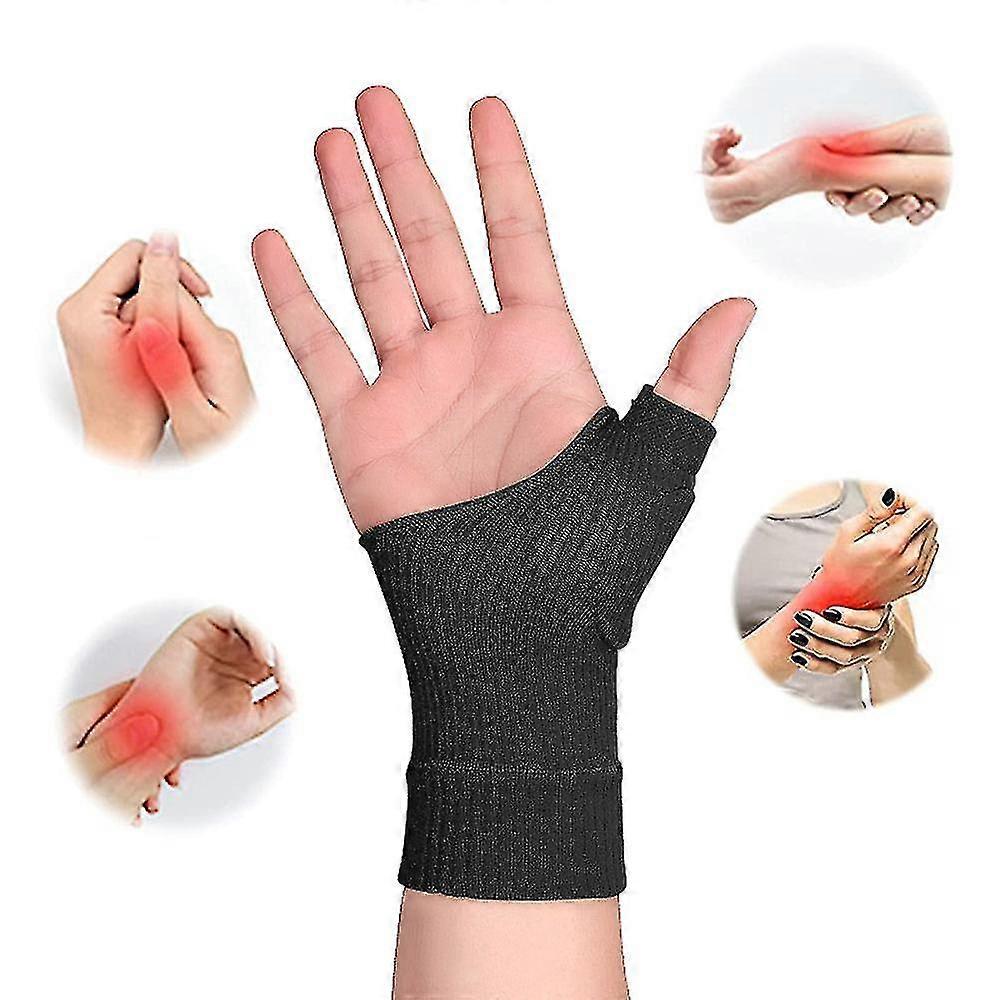 Compression Therapy Gloves Gel Filled Thumb Hand Wrist Support Arthritis Compression Gloves