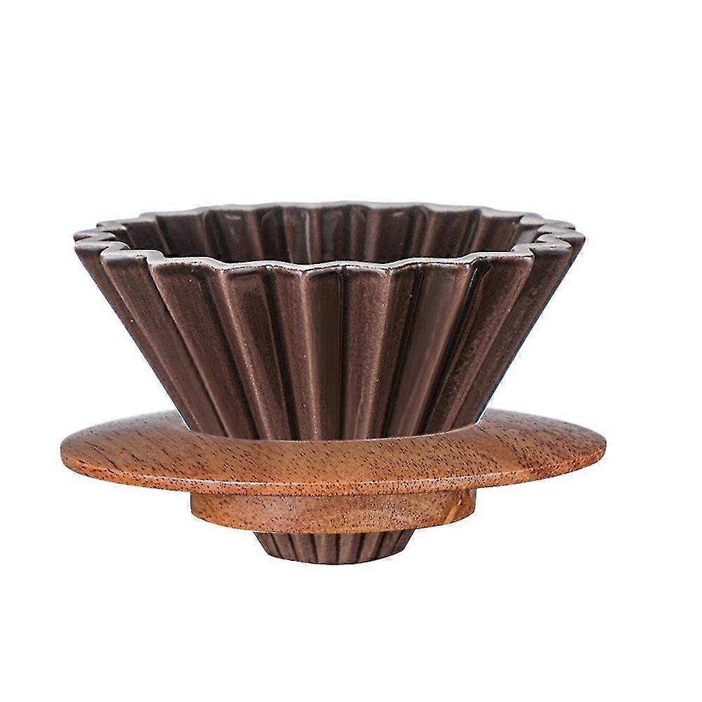 Coffee Filter Ceramic Pour Over Coffee Dripper Set V60 Dripper Removable Dripper With Stand Coffee