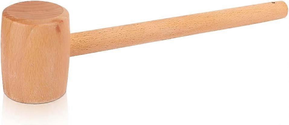 Drewniany młotek, profesjonalny drewniany młotek z ergonomicznym uchwytem, mini przenośny drewniany młotek do skórzanego stolarza DIY
