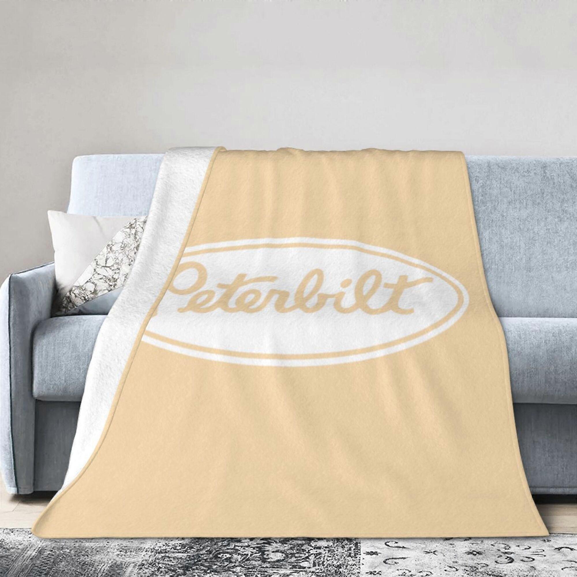 Cobertor de Lançamento Peterbilt SYSFOURC para Cama, Cobertor de Colagem Suave para Quarto, Cobertor Fofo Decoração de Quarto Engraçado Cobertores de Flanela-DS14337
