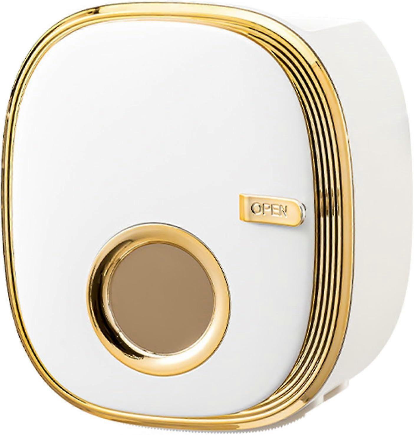 موزع مناشف ورقية مثبتة على الحائط مع صندوق تخزين صندوق مناديل الحمام حامل موزعات مناديل التواليت المثبتة على الحائط - q37 / YY