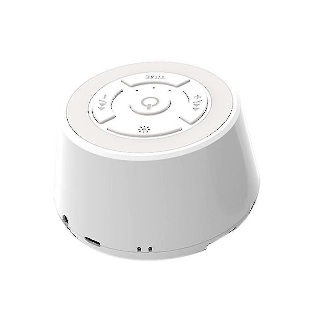 Sound White Noise Machine With Soothing Sounds With Memory Function And Sleep Timer For Sleeping Relaxation White