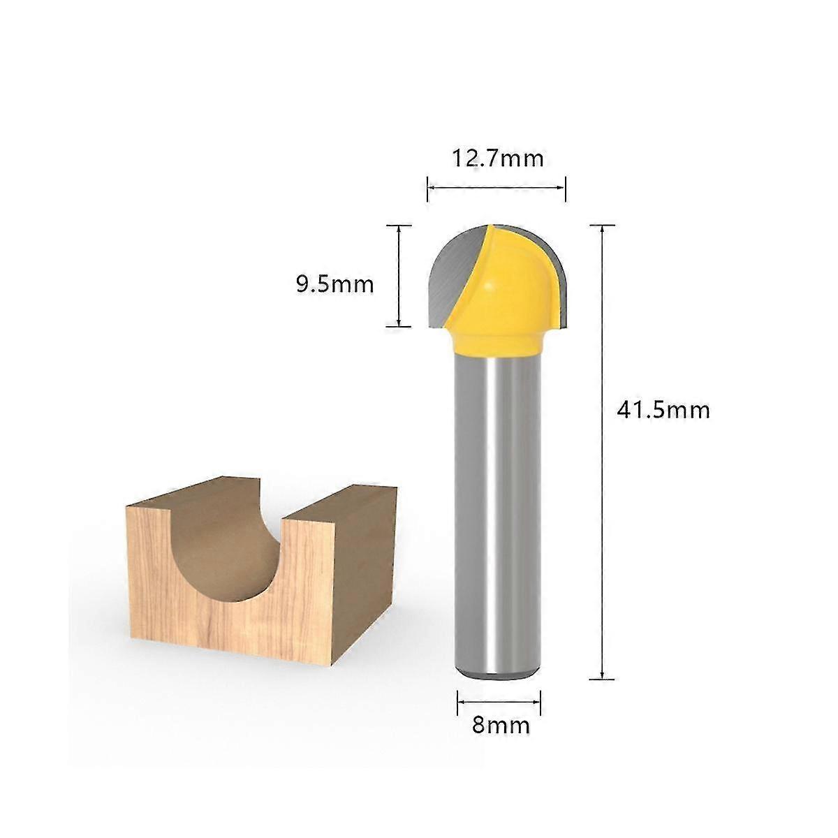 15pcs 6.35mm Router Bit Set Trimming Straight Milling Cutter Wood Bits Tungsten Carbide Cutting Woo