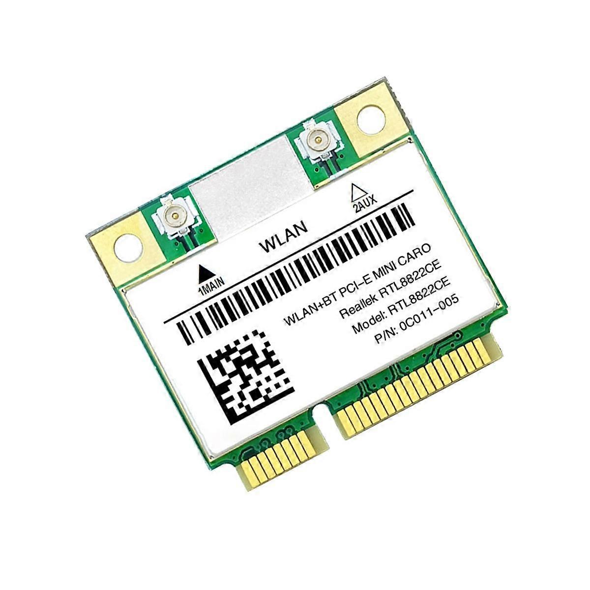 RTL8822CE WiFi Card 1200Mbps 2.4G+5Ghz 802.11AC Network Mini PCIe Bluetooth 5.0 Support Laptop/PC /
