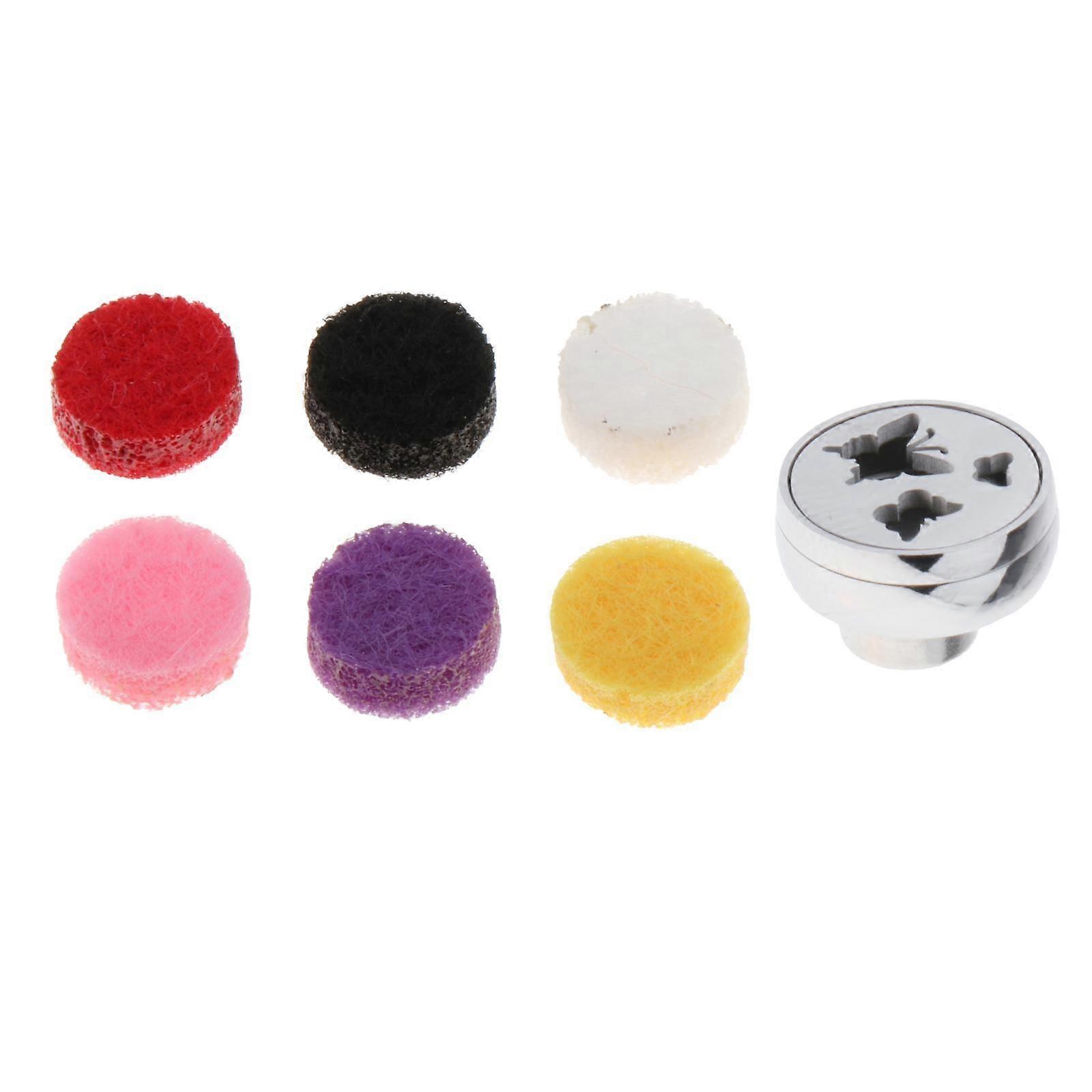 Essential Oil Diffuser Clip Magnet Lockets Aromatherapy Buttons Butterfly