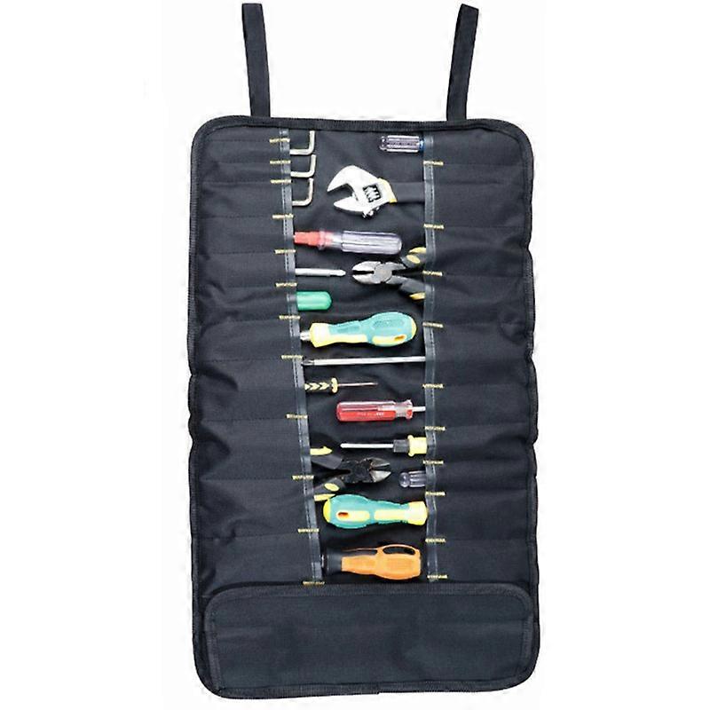 EVAGO Roll Up Tool Bags Set, Multi-Purpose Tool Pouch, Heavy Duty Hanging Tool Organizer, Wrap Roll for Tool Storage, Wrench Organizer (Bag Only)