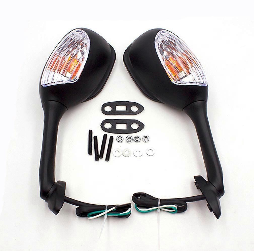 Motorcycle Rearview Mirrors Rear View Side Turn Signal Lingt for Suzuki GSXR 600 750 2006 - 2010 mirrors with indicators