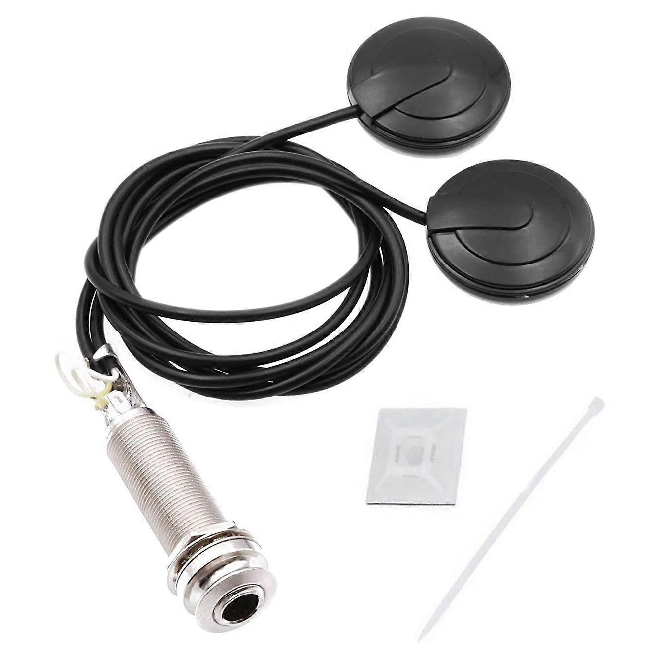 Guitar Pickups Acoustic Electric Piezo Transducer Microphone Contact for Guitar Violin Ukulele Mand