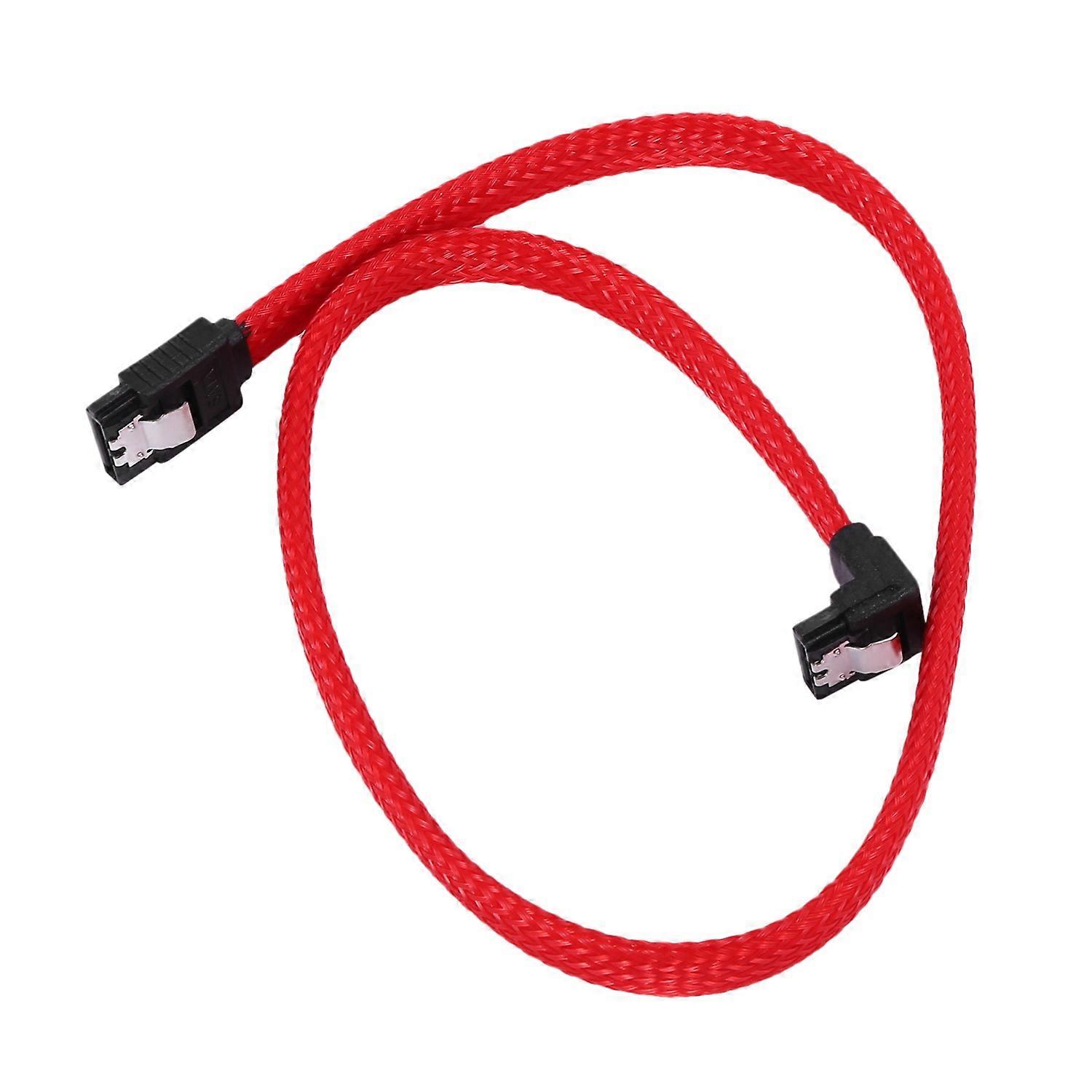 50CM SATA 3.0 III SATA3 7pin Data Cable Right Angle 6Gb/s SSD Cables HDD Hard Disk Data Cord with N