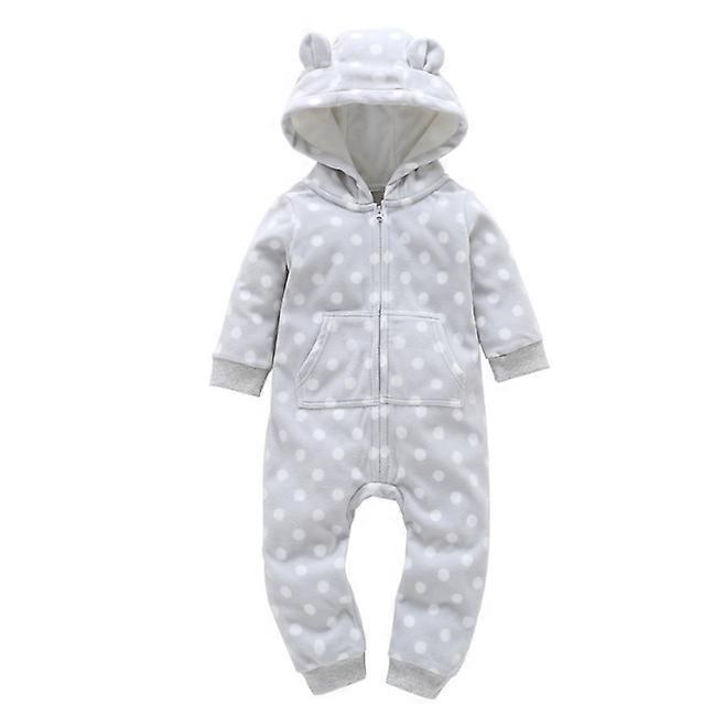 Baby Clothes Romper Romper Long-Sleeved Polar Fleece Baby Romper