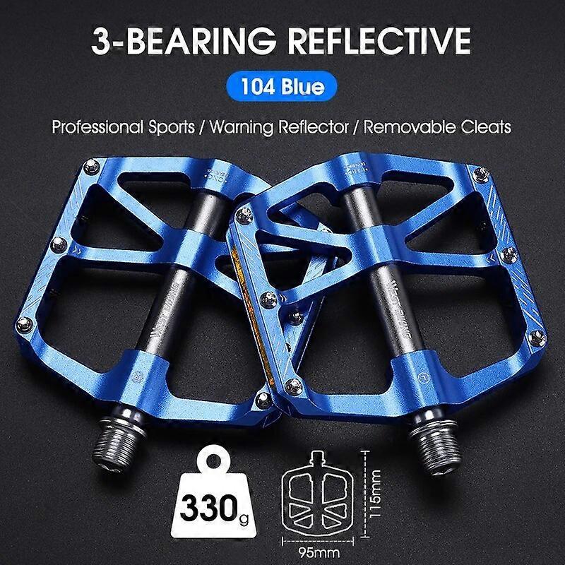 WEST BIKING MTB Pédales de vélo Ultralight CNC Alliage d'aluminium Vélo de route antidérapant Pédales plates Cyclisme 3 roulements Pédales de vélo BMX | FR WEST BIKING MTB Pédales de vélo Ultralight CNC Alliage d'aluminium Vélo de route antidérapant Pédales plates Cyclisme 3 roulements Pédales de vélo BMX | FR