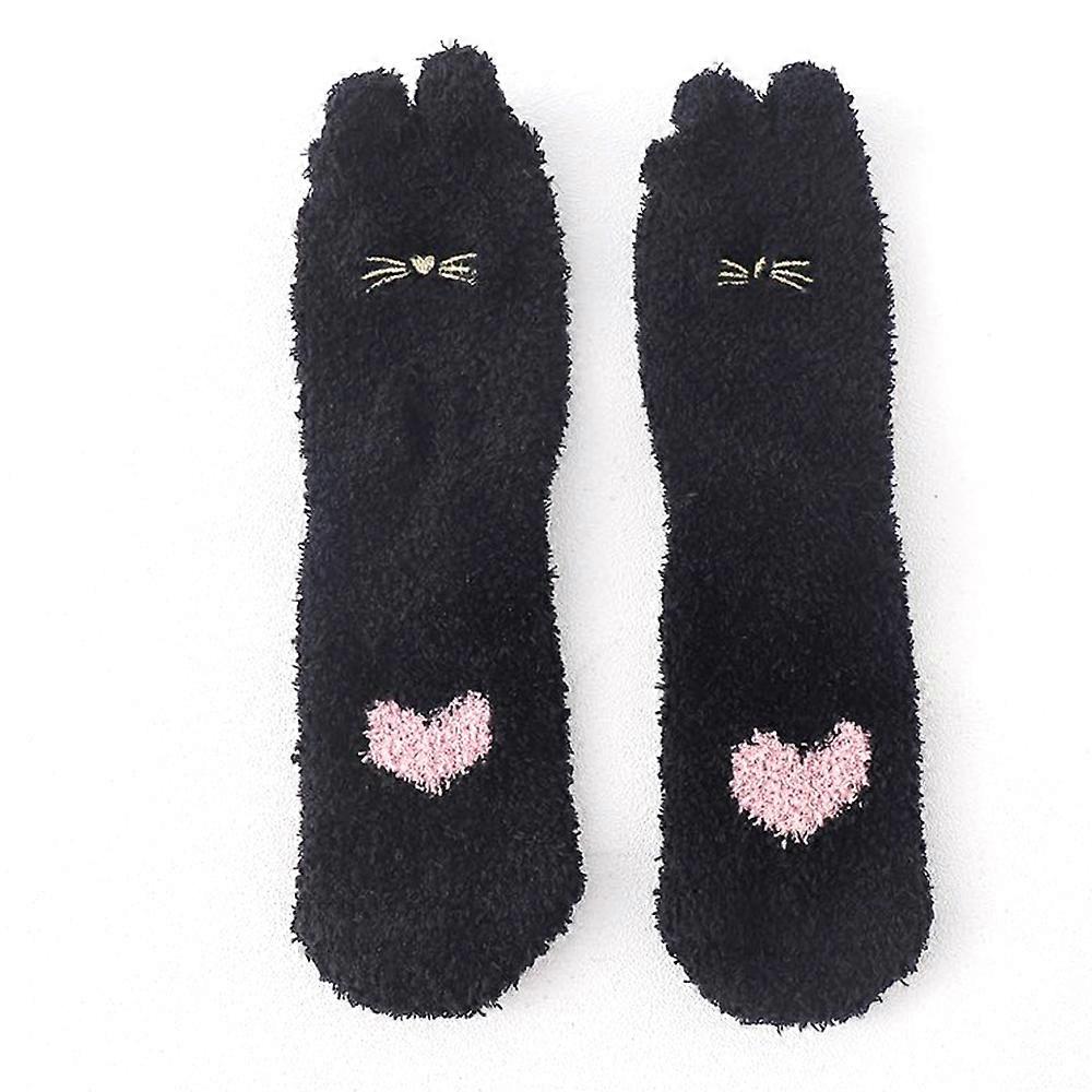 Korallivilla, sukat, paksut kissan tassut, sukat