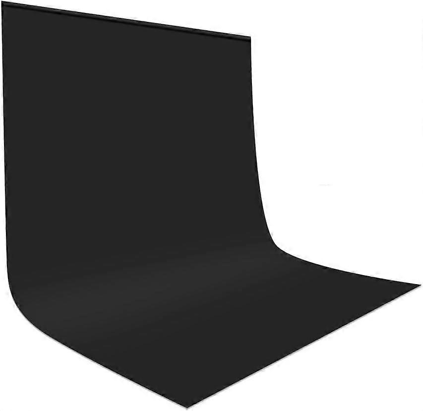 Black Background 1.6x2M Professional Photo Studio Background Matte Black Polyester Foldable Photo Shooting Backdrop for Photography Portrait Object Vi
