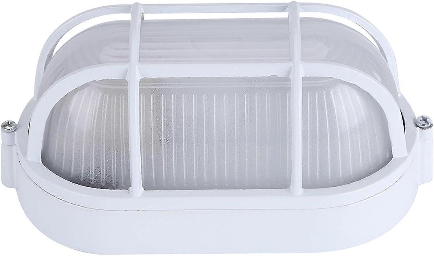 Steam Room Light Bulkhead Light for Wet Location Wall or Ceiling Round Sauna Lamp Explosion Proof 60W (Oval)