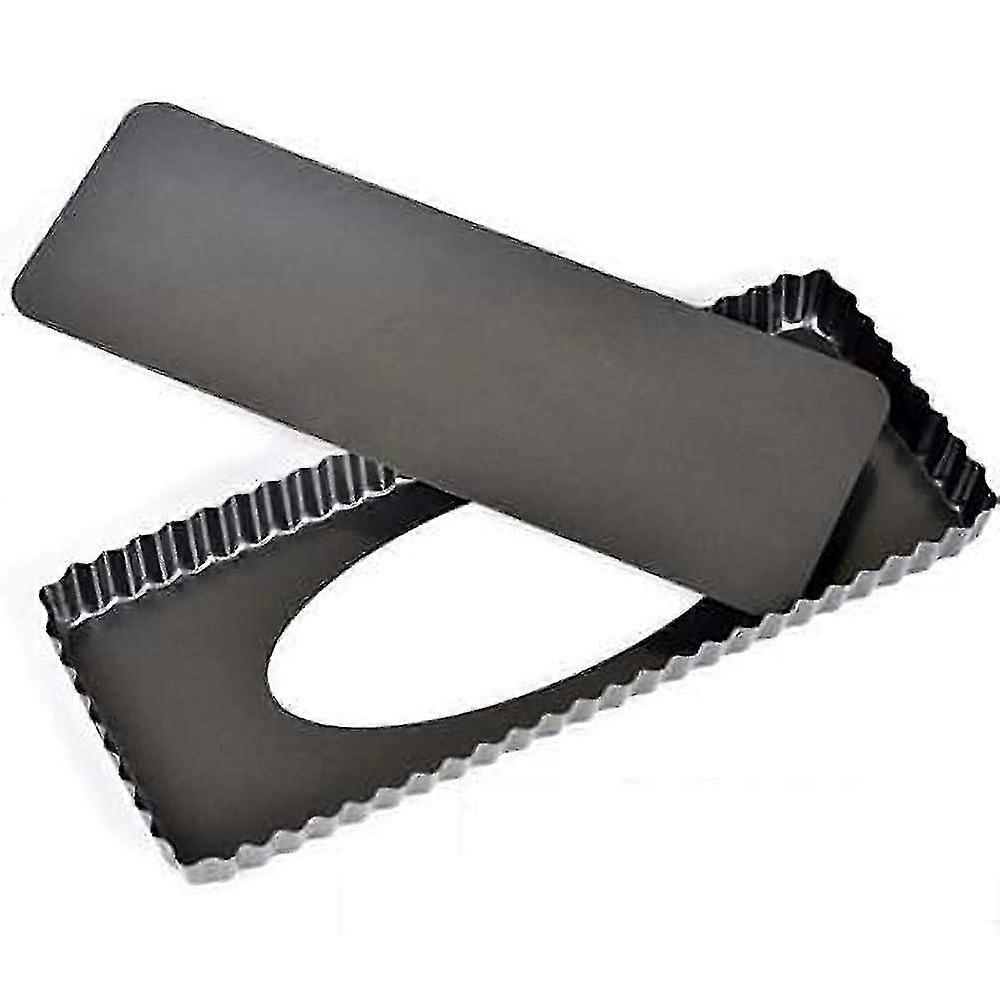 Long Non-stick Tart And Quiche Pan, The Fluted Edges On Your Tarts