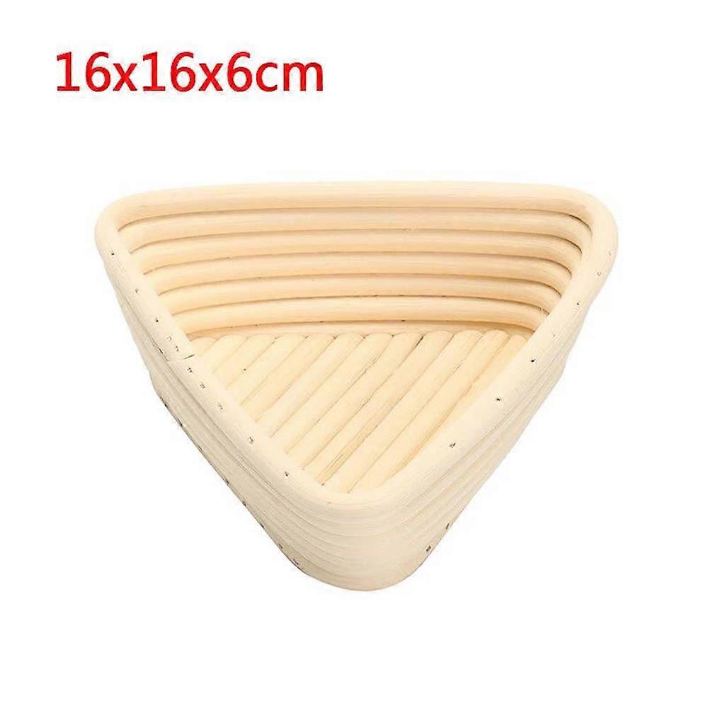 Triangular Banneton Brotform Rattan Basket Bread Dough Proof Rising Bread Proof 3 Sizes
