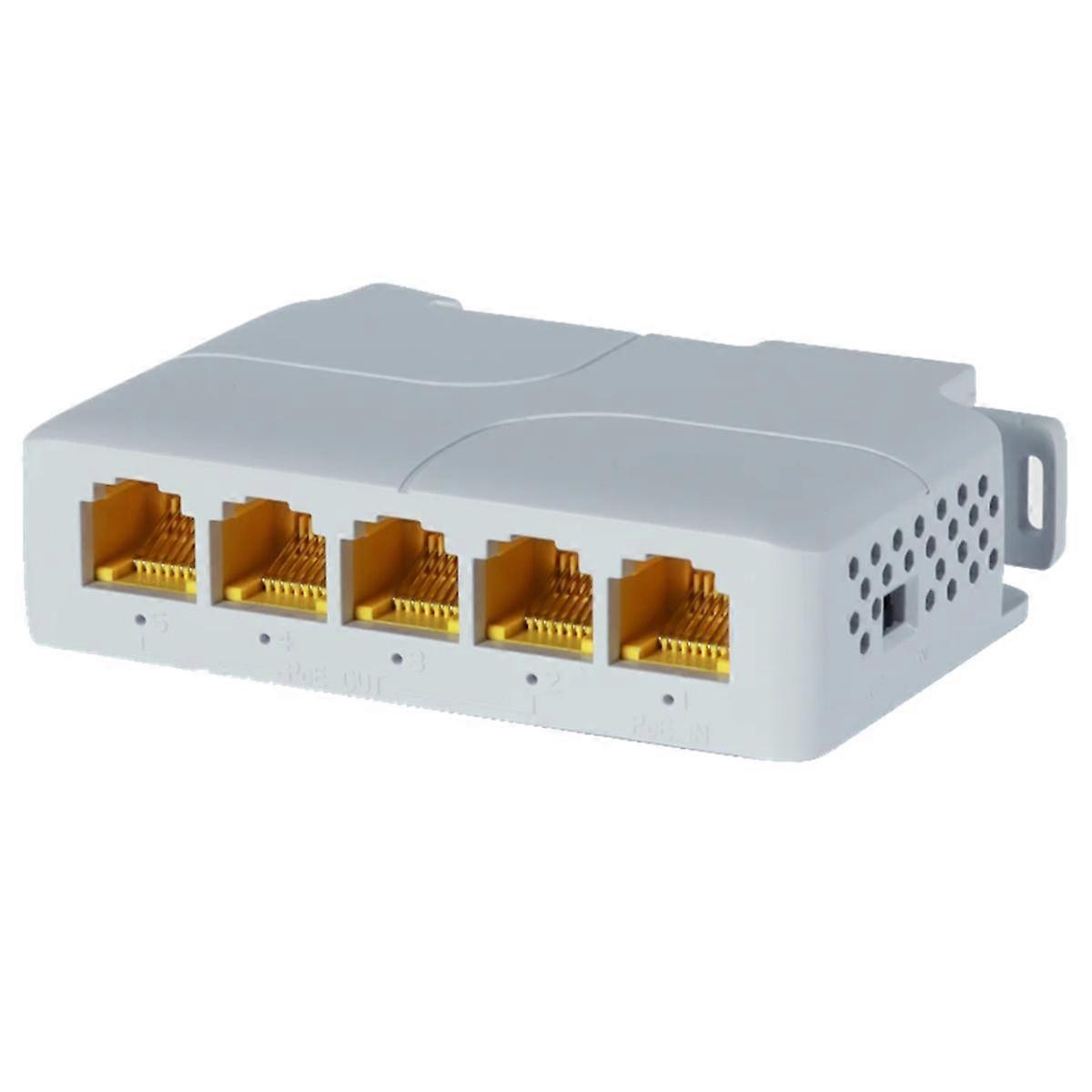 5-Port 1000Mbps POE Extender Netzwerk Switch Repeater Unterstützung IEEE802.3af/At/Bt 100m für POE Switch NVR IPC