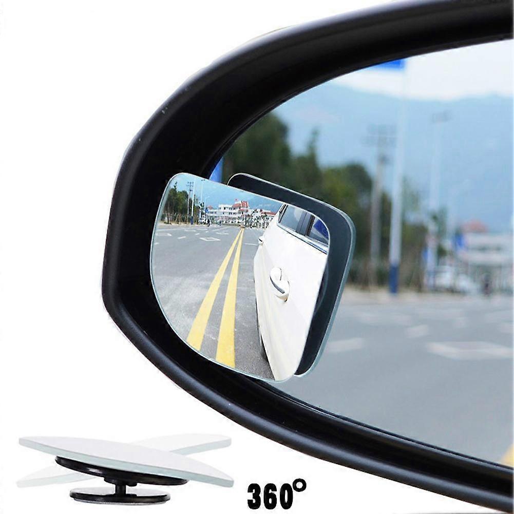 1 Pair Universal Adjustable car mirror Car Auto Wide Angle Side Rearview Adjustable Blind Spot Mirror Accessories