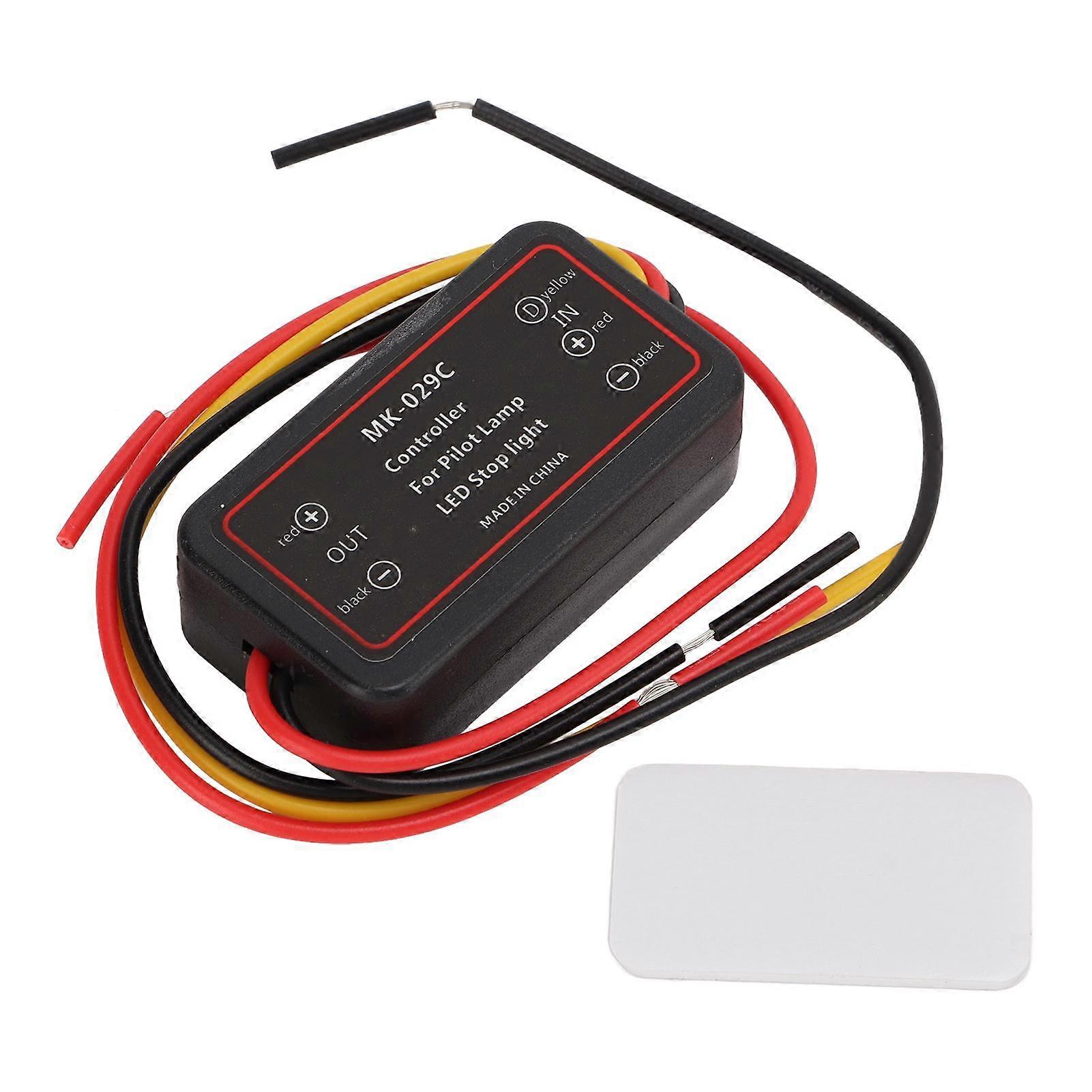 LED Stoplight Controller IP65 Waterproof 12V30V ABS Strobe Module for Tail Brake Lamp