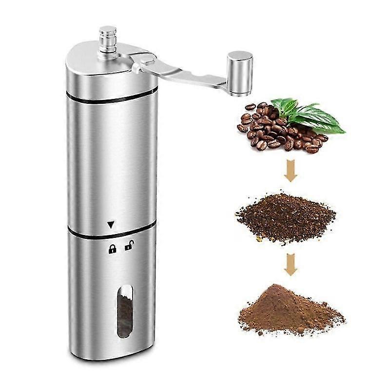 stainless steel adjustable handheld grinder beans portable