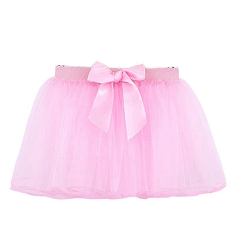Children's Ballet Skirts Girls' Tutu Skirts Solid Color Dance Skirts Professional Performance Festive Dance Skirts Elastic Waist