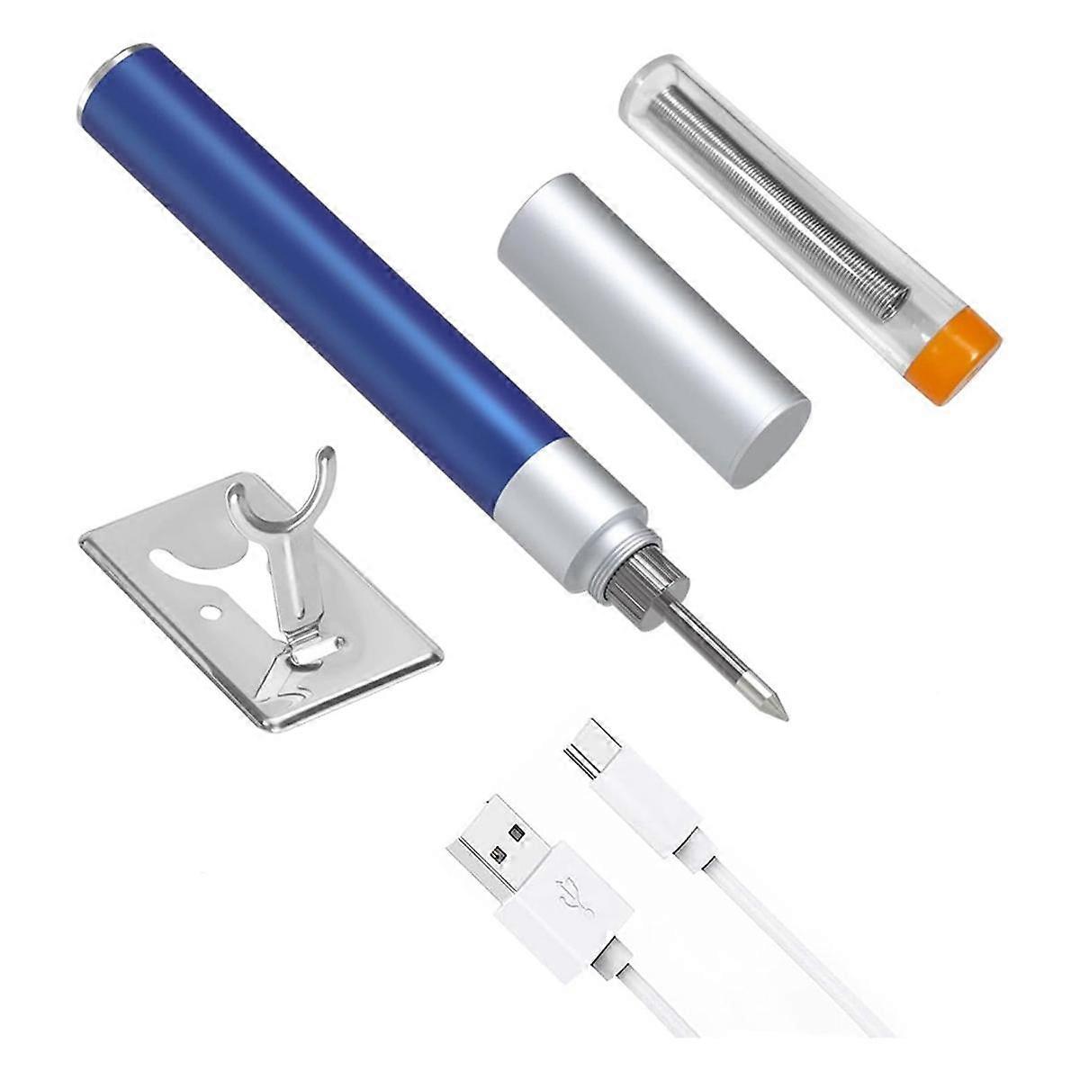 Cordless Soldering Iron with High Capacity 1300mah Built-in Battery,Type-C Interface,for Manual Work and Maintenance