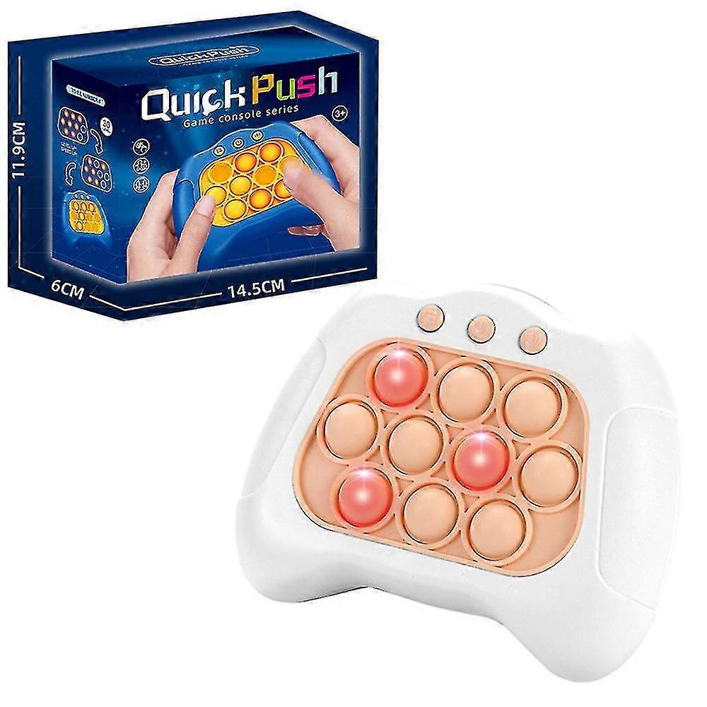 Elektrische Doorbraak Puzzel Pop It Console Stress Relief Fidget Toy Quick Push Bubble Game Console Voor Kinderen Multi-color Optioneel