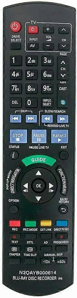 Replace N2QAYB000614 For Blu-ray Disc Recorder IR6 Remote